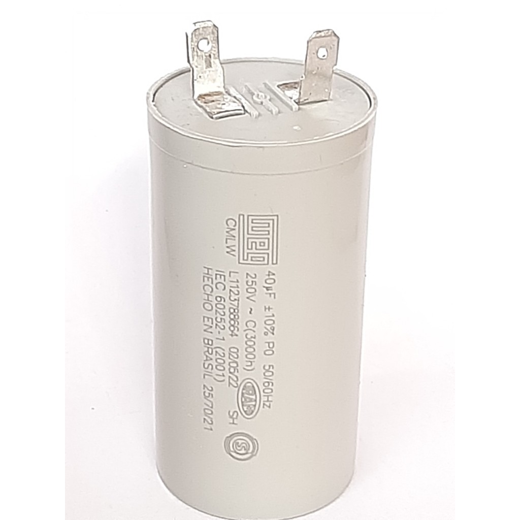 Capacitor Permanente 40uf 110/220 Bomba Piscina Bivolt
