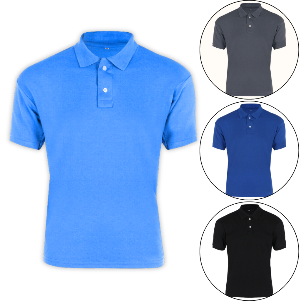Camisa polo masculina premium piquet