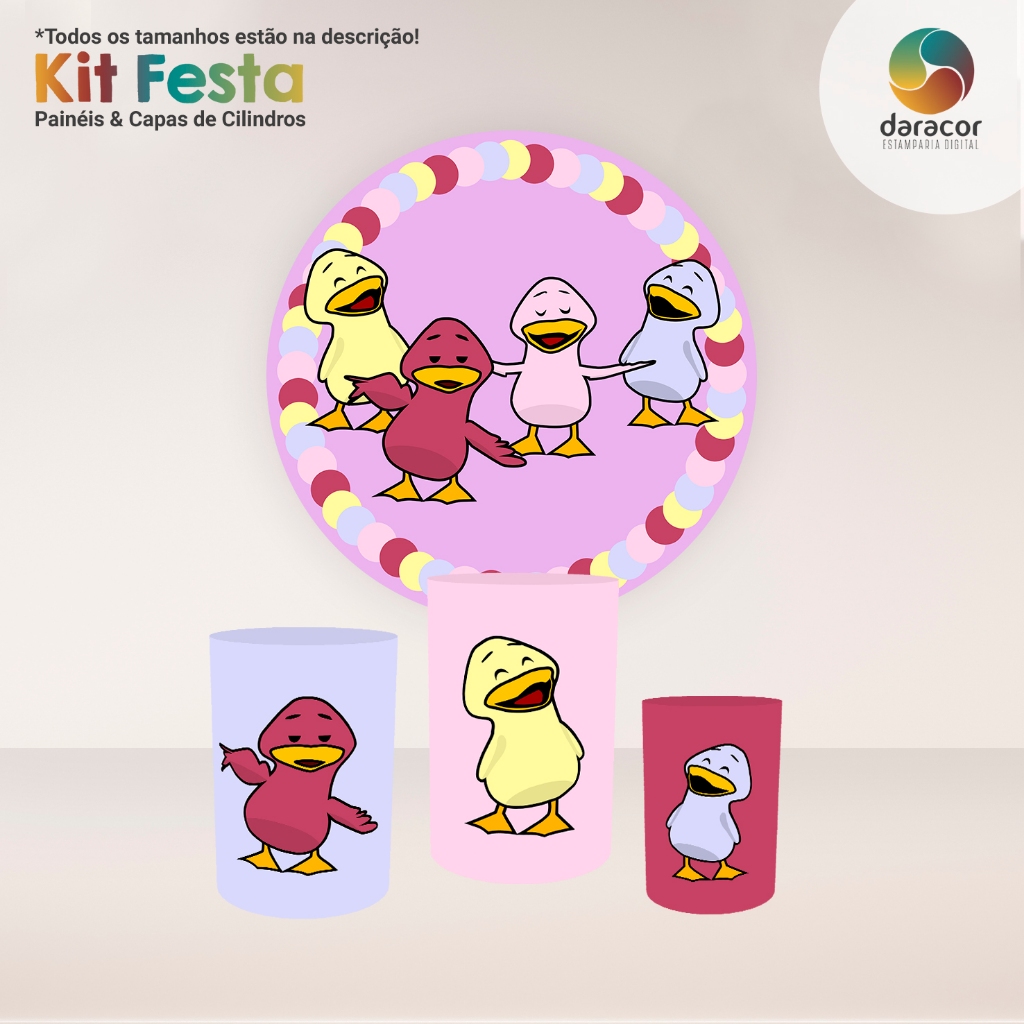 Patinhos com Painel 1,50x1,50 em Oferta na Shopee