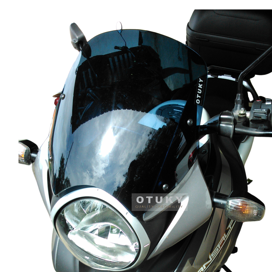 Bolha Parabrisa Transalp Xl 700 V 2007 Até 2014 Cristal Fumê Preto - Otuky Bolhas
