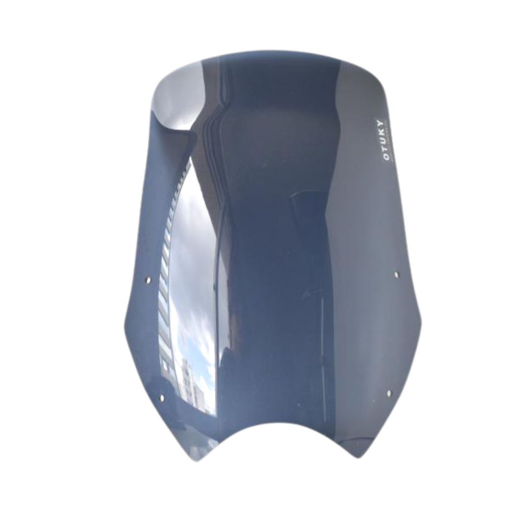 Bolha Parabrisa Transalp XL 700 V 2007 Até 2014 Alongada 40cm Cristal Fumê Escuro - Otuky