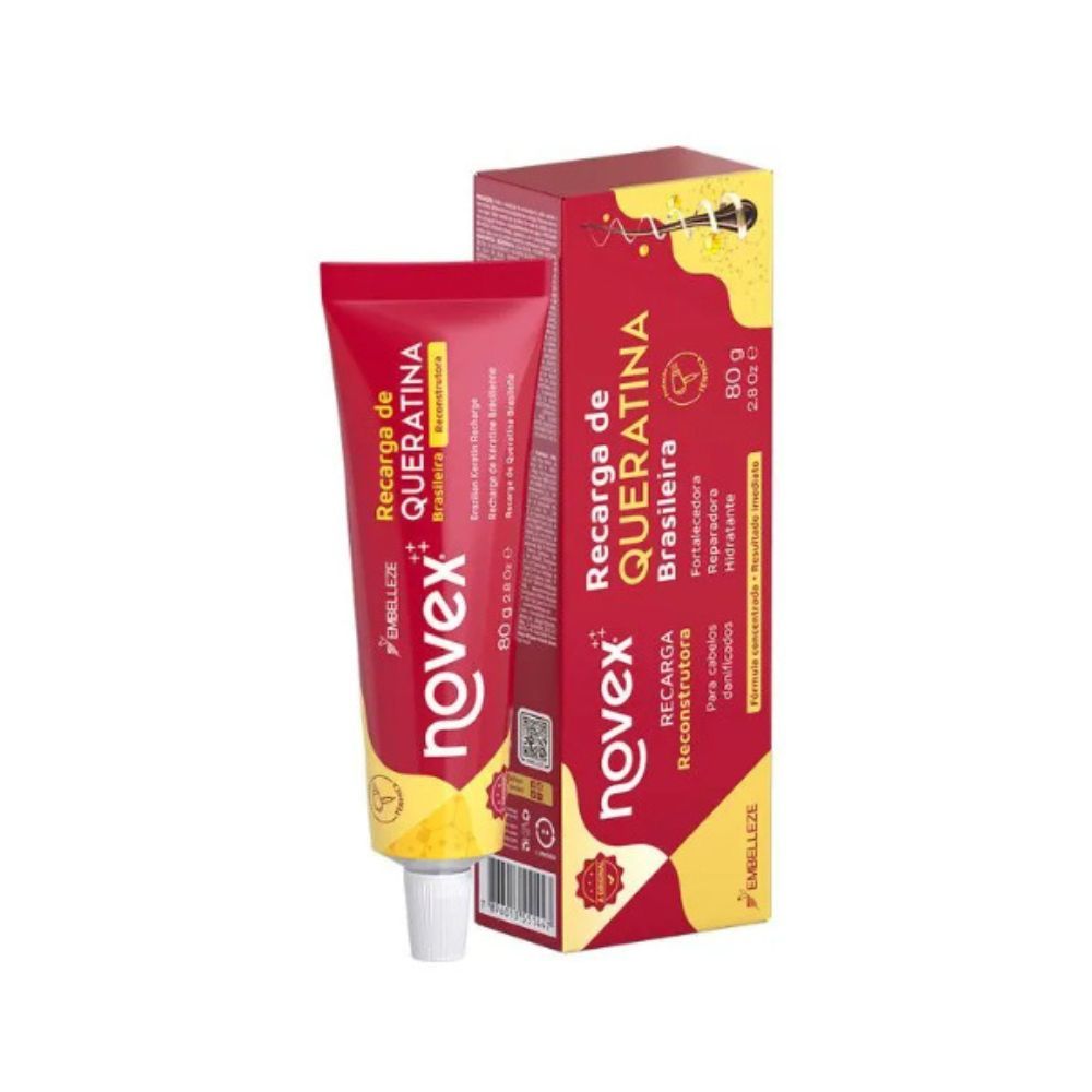 Recarga De Queratina Novex Embelleze 80G em Oferta na Shopee