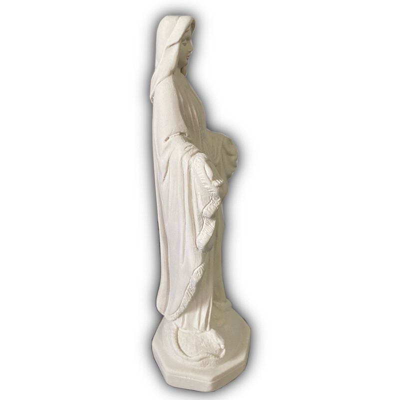 Nossa Senhora das Graças 17,5 cm Gesso Cru — imagem 2 de 2