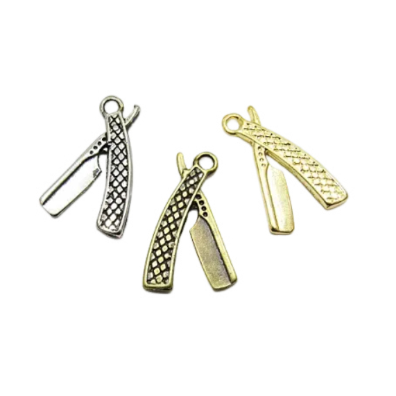 Pingente Ferramenta Orixa Navalha - 2 unidades em Oferta na Shopee