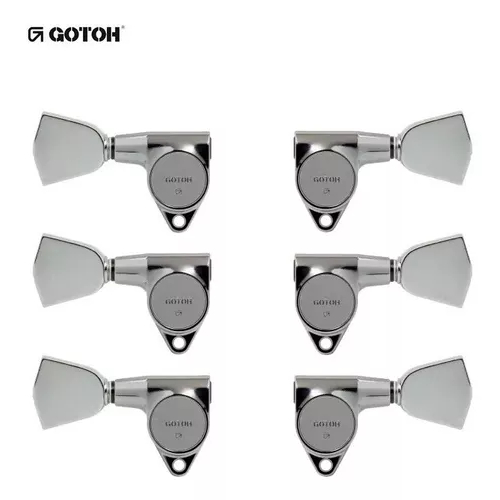 Tarraxa Gotoh Para Guitarra Violão Cromada 3+3 Gotoh SG3014