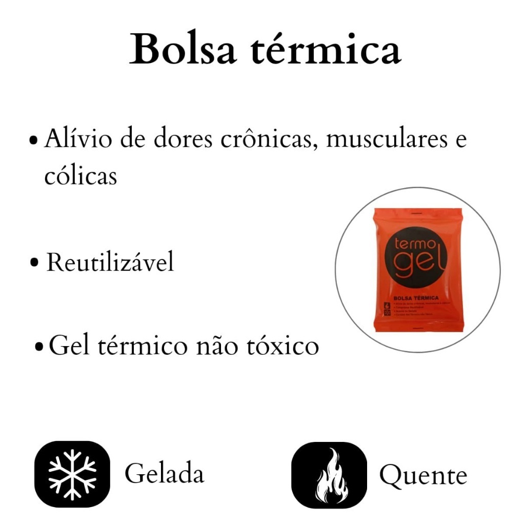 Bolsa Térmica Gel Quente ou Fria Grande 700ml - TermoGel — imagem 2 de 2