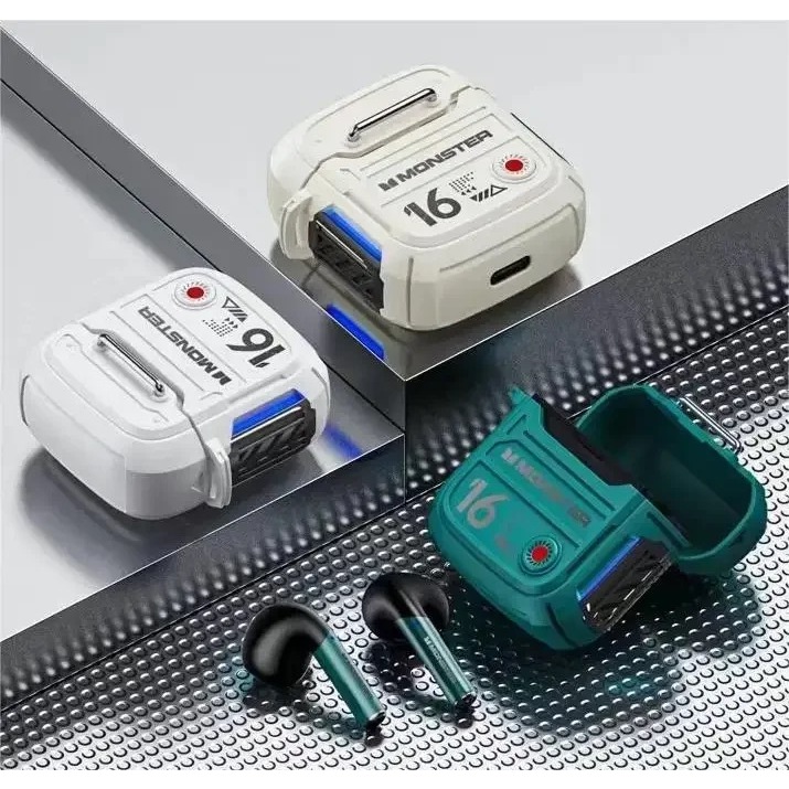 Fone De Ouvido Monster XKT16 TWS Bluetooth 5.3 Sem Fio Estéreo em Oferta na Shopee