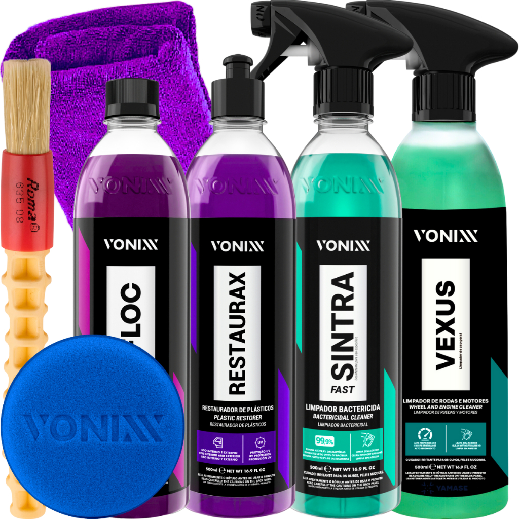 Kit Shampoo V-Floc Neutro Vexus Restaurax Sintra Fast 500ml Vonixx em Oferta na Shopee