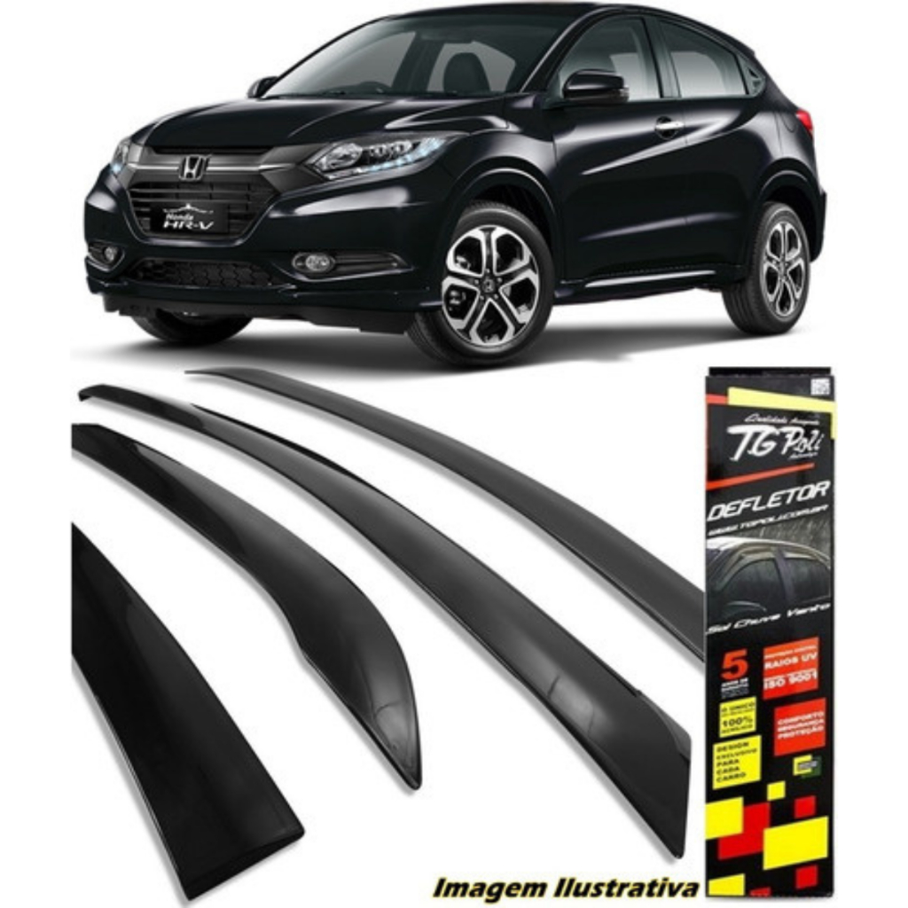Calha Inteiriça/slim Honda Hrv 2015/2020 4 Portas