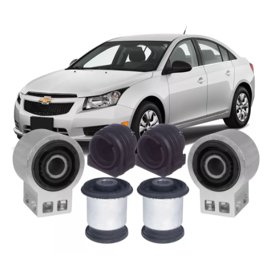 Kit Bucha Bandeja + Bucha Barra Dianteira Gm Cruze 2012...