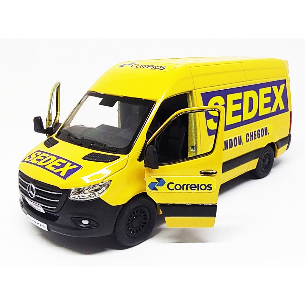 Miniatura Van Sprinter Correios Sedex 1/48  12 cm