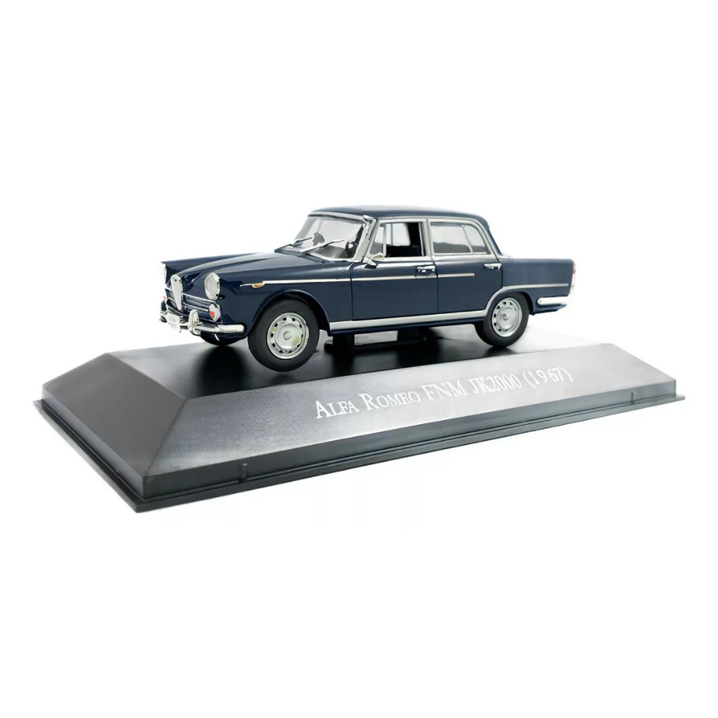 MINIATURA - ESCALA 1:43 -  CARROS / VEÍCULOS INESQUECÍVEIS DO BRASIL - ALFA ROMEU FNM JK 2000
