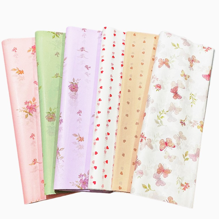 papel de seda decorado 49x69cm em Oferta na Shopee