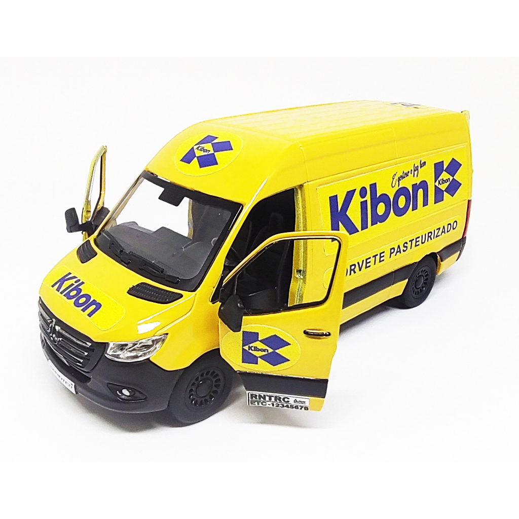 Miniatura Van Sprinter Correios Kibon 1/48  12 cm