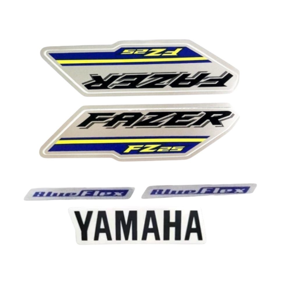 Kit adesivo ABS Fazer 250 2018 2019 2020 2021 Azul em Oferta na Shopee