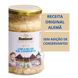Chucrute em Conserva Danimar 520g em Oferta na Shopee
