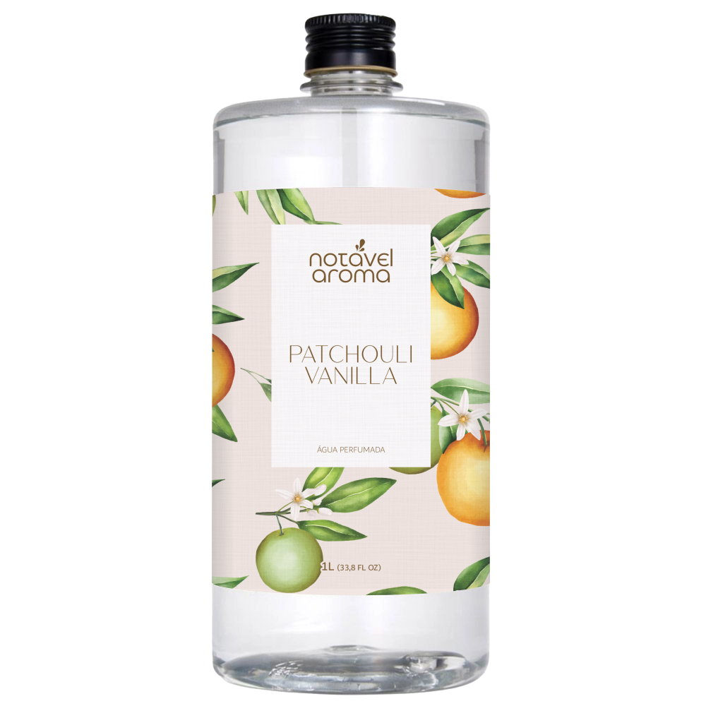 Refil Agua Perfumada Para Tecidos Patchouli Vanilla 1L - Notavel Aroma