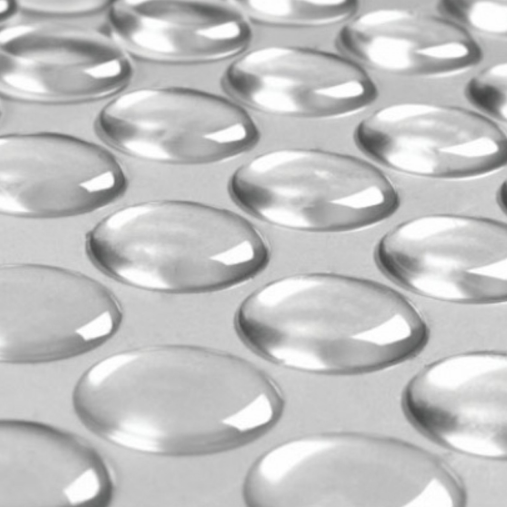 Batente Silicone Auto Colante Para Moveis, Vidro e eletronicos Cartela 50 E 100  GOTAS (3 TAMANHOS)