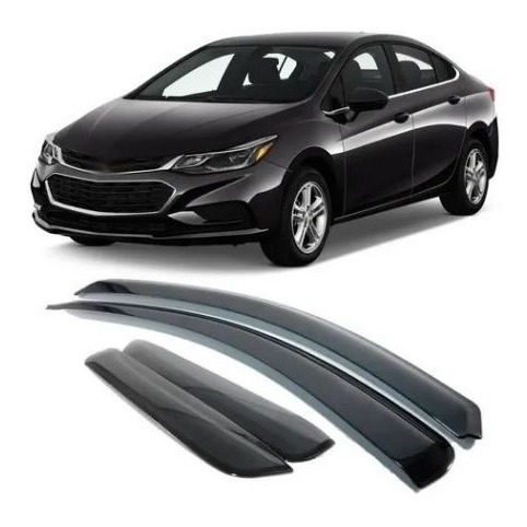 Calha De Chuva Defletor Novo Cruze (todos) 17 18 19 20 4p