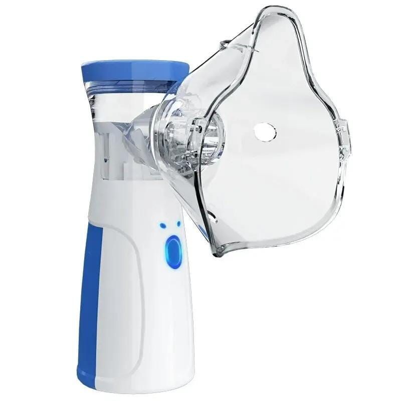Inalador Nebulizador Ultrassônico Portátil Usb Bivolt Ou Pilha Adulto E Infantil Inalação Portátil sem Ruido WHQ-B Carrega na Bolsa, Facil de usar, Para Adulto e Crianças