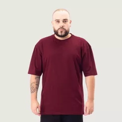 Camiseta Oversized Plus Size Masculina 100% Algodão Streetwear – BRUNX
