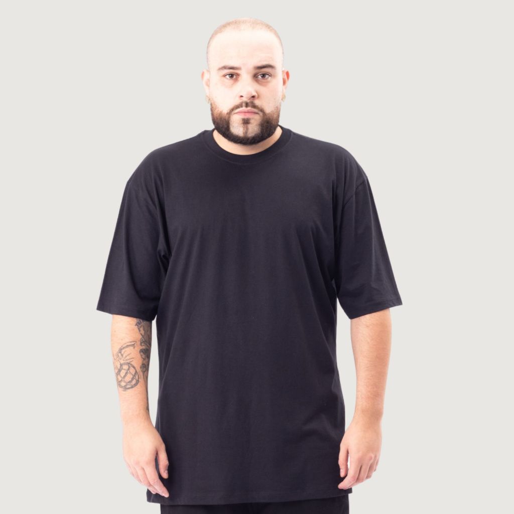 Camiseta Oversized Plus Size PRIME Streetwear Cores em Oferta na Shopee