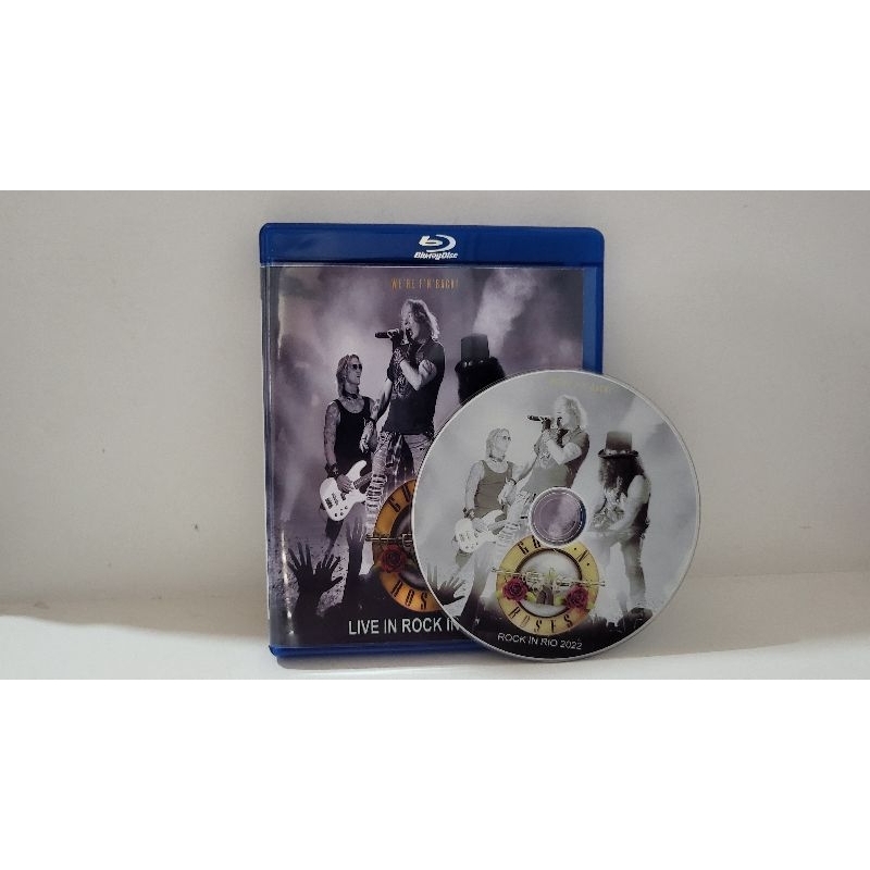 BLURAY GUNS N ROSES AO VIVO ROCK IN RIO 2022