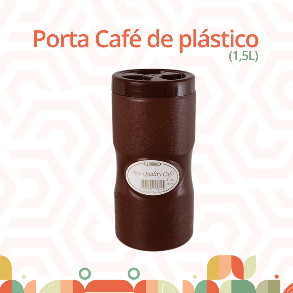 POTE PORTA CONDIMENTOS PARA CAFÉ 1,5L - CANORA UTILIDADES