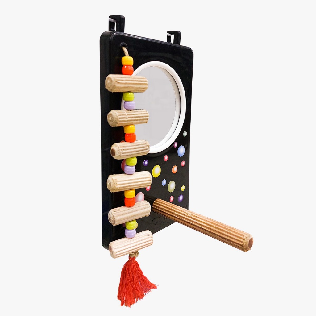 ESPELHO BICO TORTO DECORADO em Oferta na Shopee