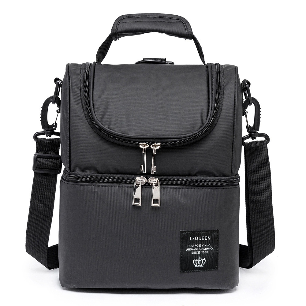 Lancheira Térmica Lequeen Bolsa Transversal Unissex Mochila em Oferta na Shopee