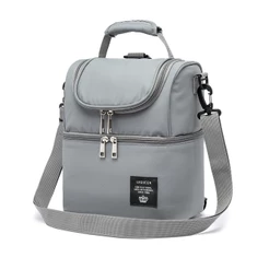 Lancheira Termica Divisórias Mini Bolsa Espaçosa Passeio Trabalho