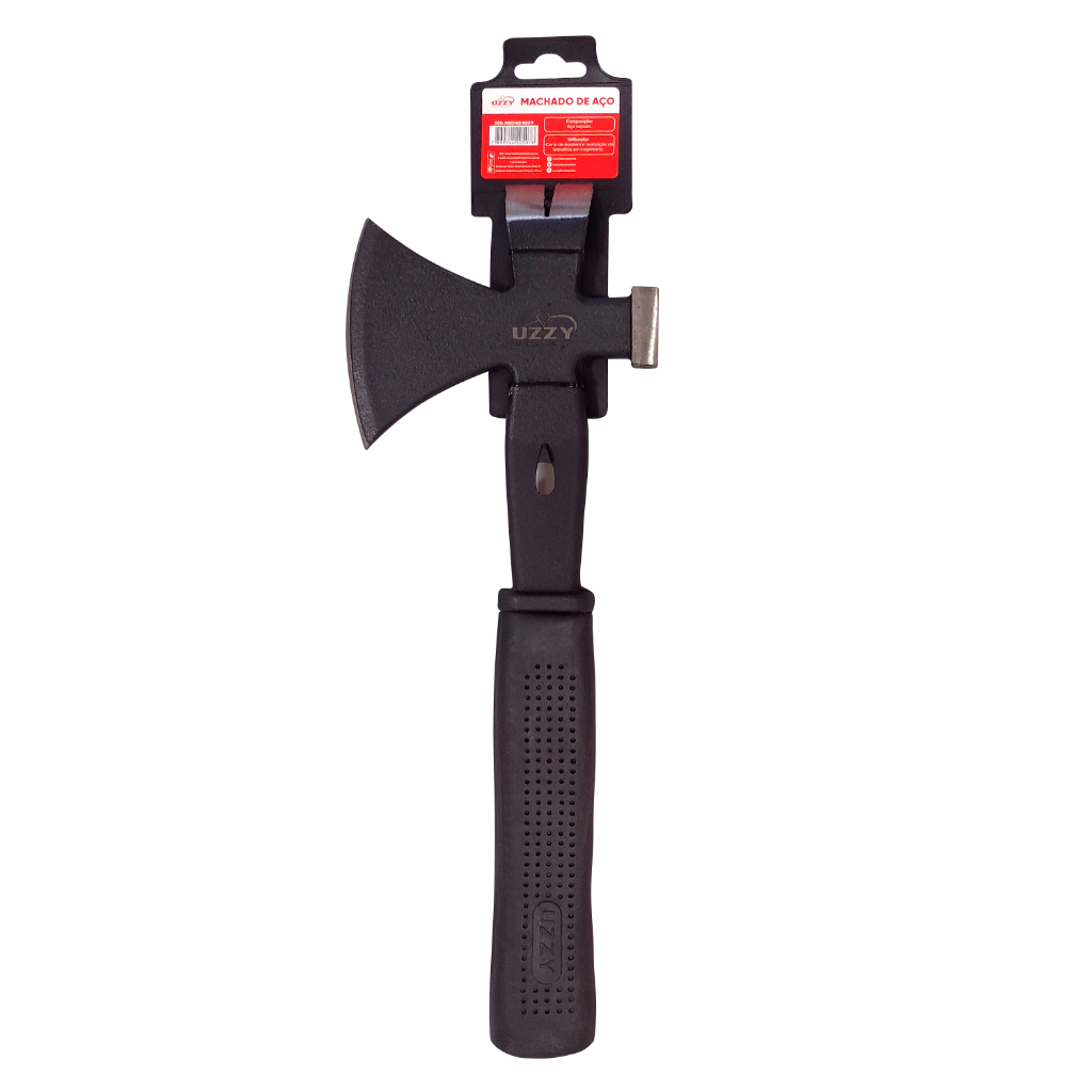 Machadinha de Mão Multiuso Uzzy Camping Corte Lenha Resistente 900g - 3 em 1