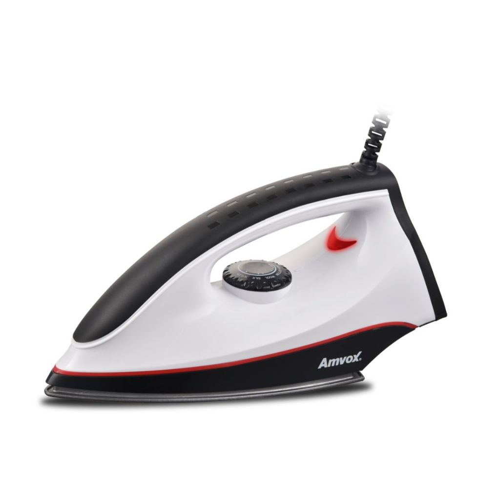 Ferro de Passar Roupa Á Seco Amvox AF 1907 Potência 1250W em Oferta na Shopee