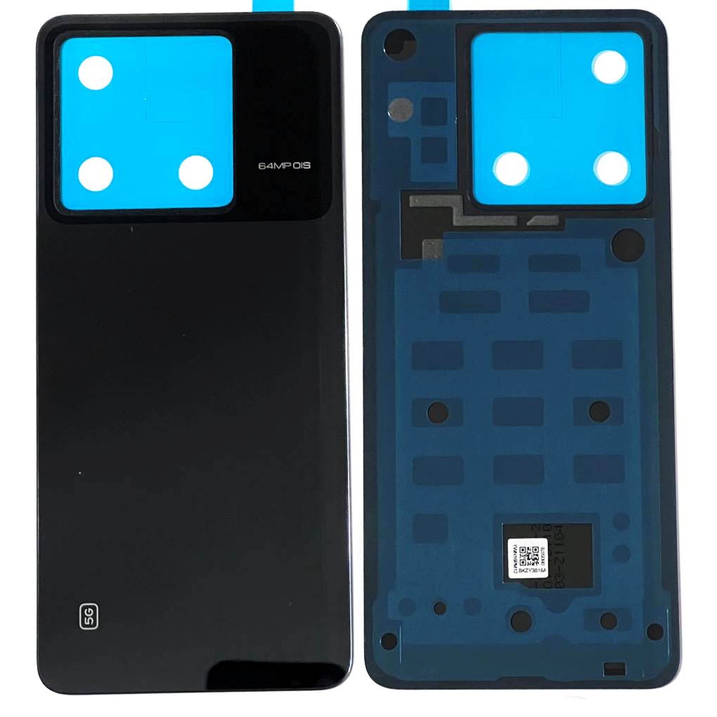 Tampa Traseira Tampa Fundo Compatível Com Xiaomi Poco X6 5g Preta