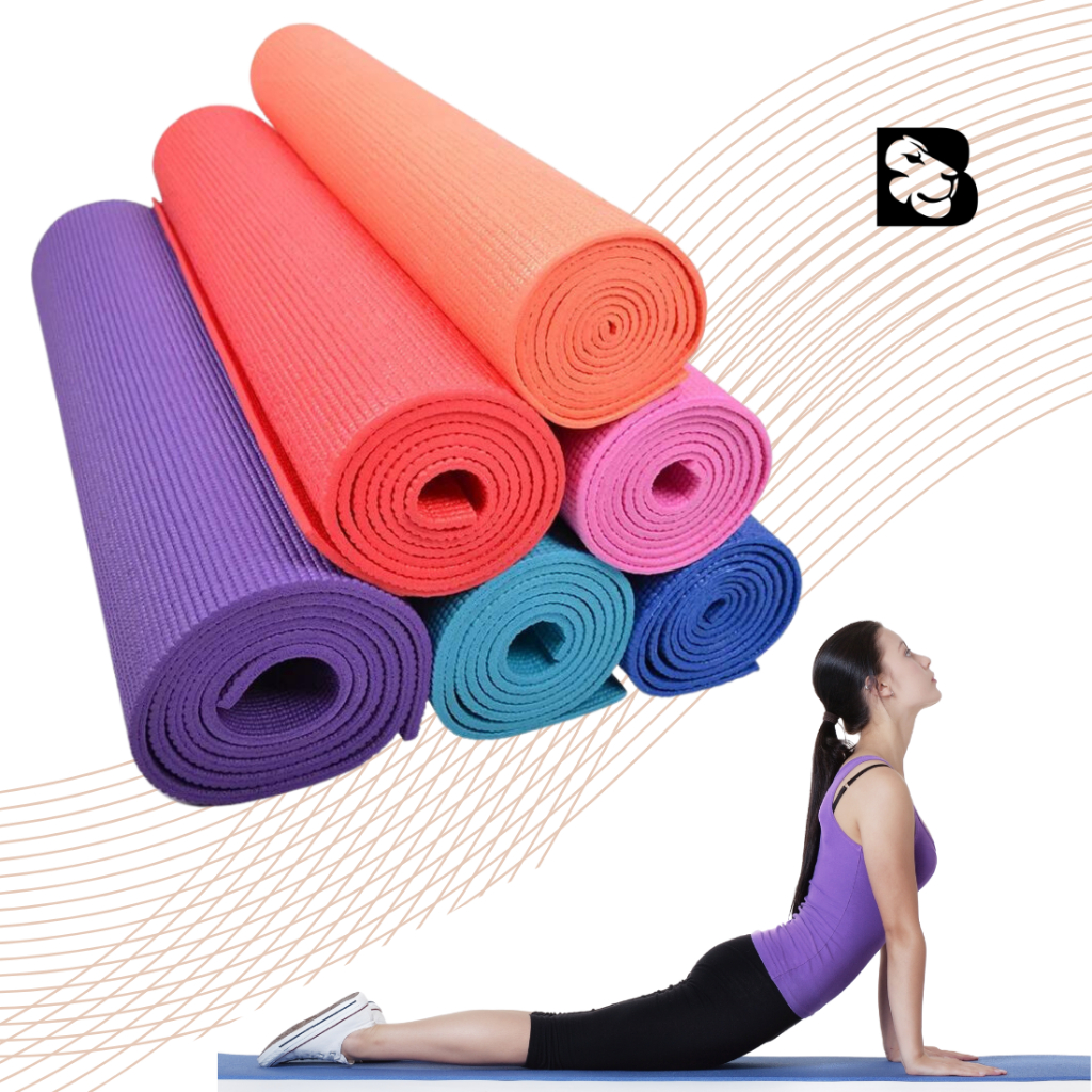 Colchonete Tapete Yoga Ginástica Pilates Antiderrapante Para Exercícios Com Boa Espessura Espessura