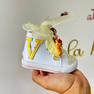 Tênis Personalizado Bela e a Fera em Oferta na Shopee