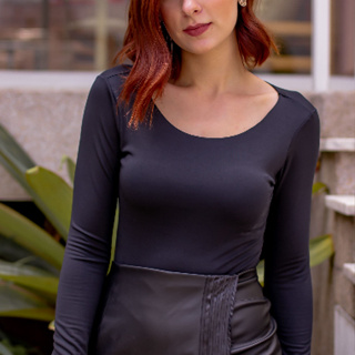 Body Feminino Manga Longa - Varias Cores em Oferta na Shopee