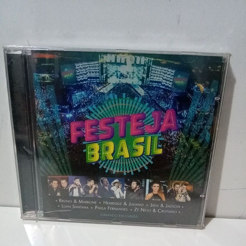 Cd Festeja Brasil Vários Artistas Zé Neto e Cristiano, Henrique e Juliano,Jads e Jadson.... Novo de Fabrica Original