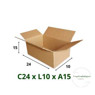 Verpel Embalagens 25 Caixas de Papelão 24x10x15 Sedex Correios em Oferta na Shopee