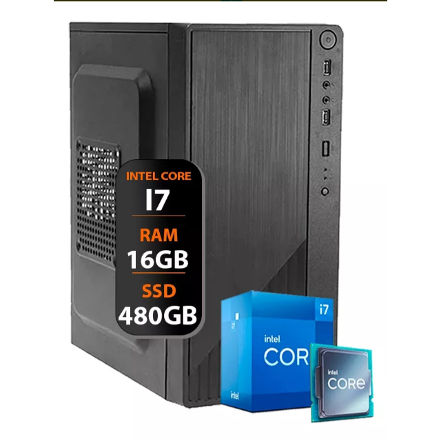Computador Intel Core I7 4°gera. Ssd M.2 480gb 16gb Memória Ram Placa 2gb