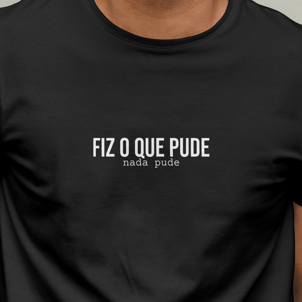 Camiseta Preta Frase Engraçada Algodão Estampada Camisa Masculina Feminina Academia Oversized