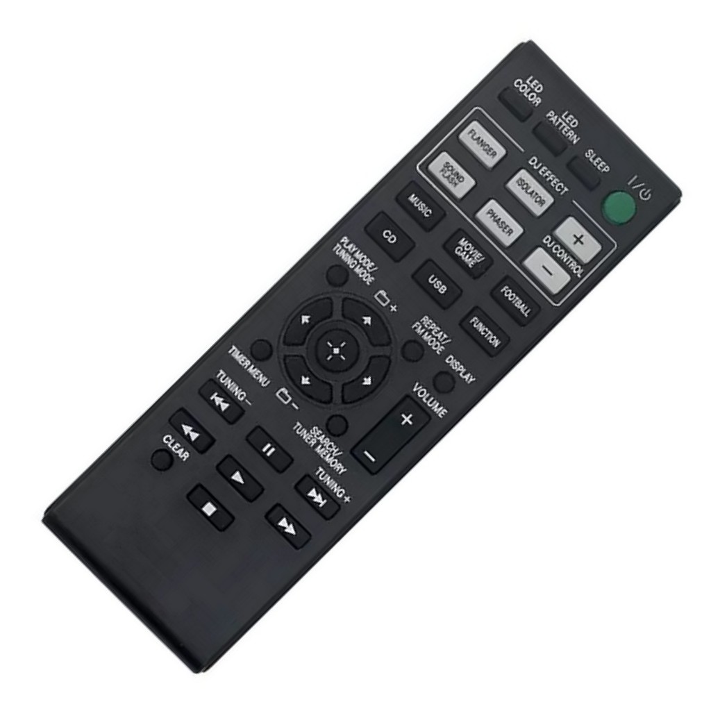 Controle para Mini System Sony Genezi  RM-AMU163  / MHC GPX3 / MHC-GPX5 /MHC-GPX7 / MHC-GPX8