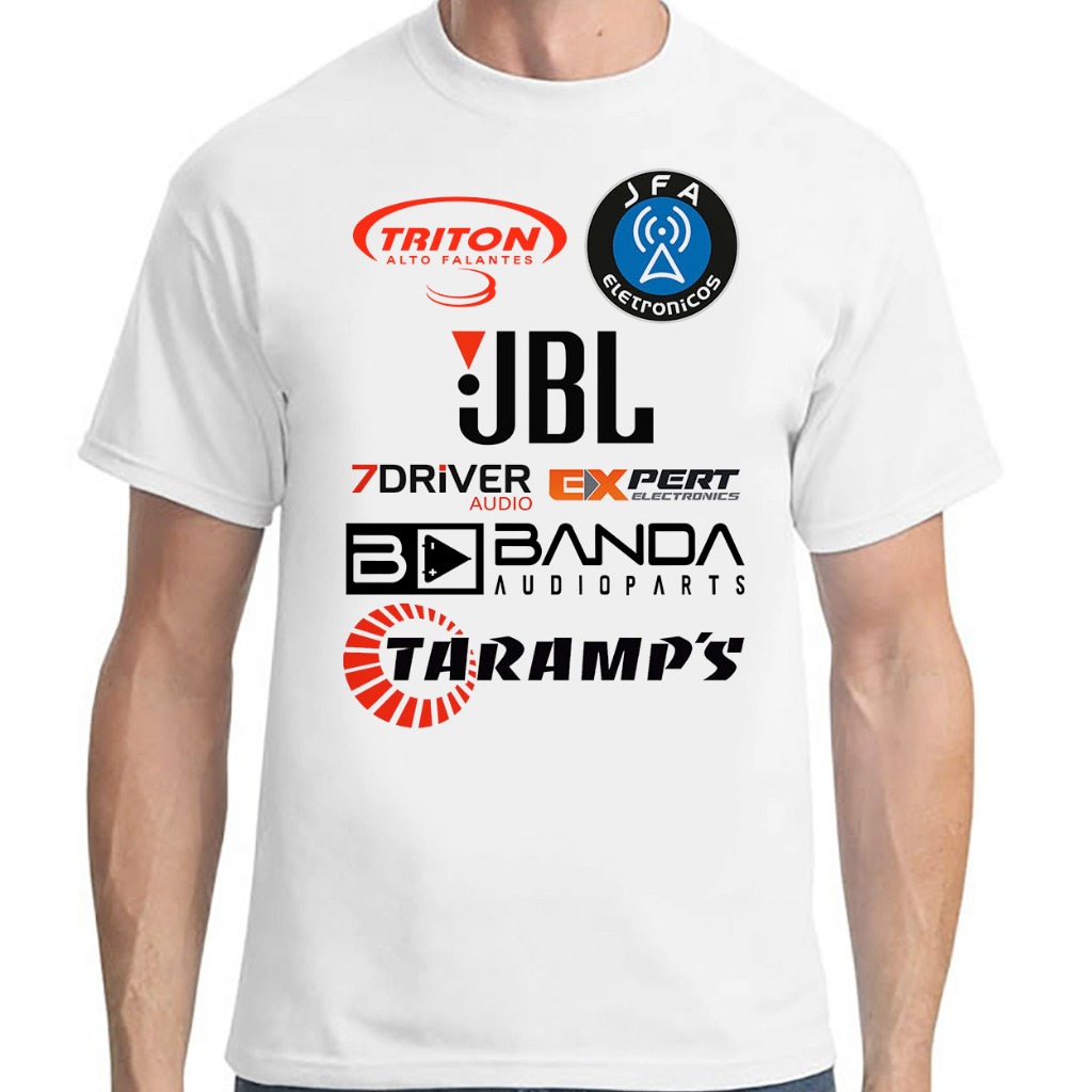 Camiseta Som Automotivo Triton JFA Taramps Banda 7 driver