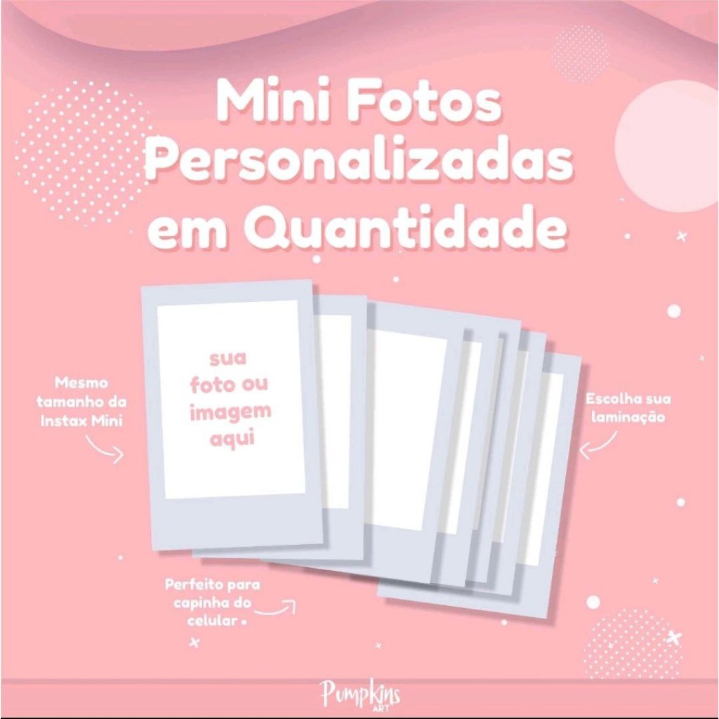 Mini Fotos Personalizadas - Em quantidade em Oferta na Shopee