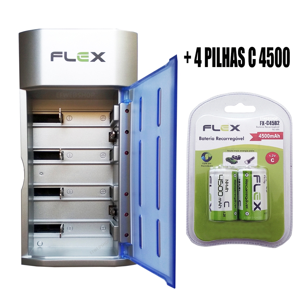 Carregador de Pilha Flex: Onde Comprar | BuscaProdutos