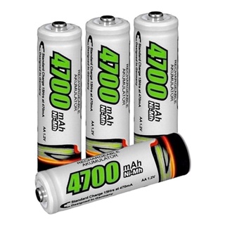 Kit Pilhas Clacier Recarregável  4700mAh ou 2700mAh em Oferta na Shopee