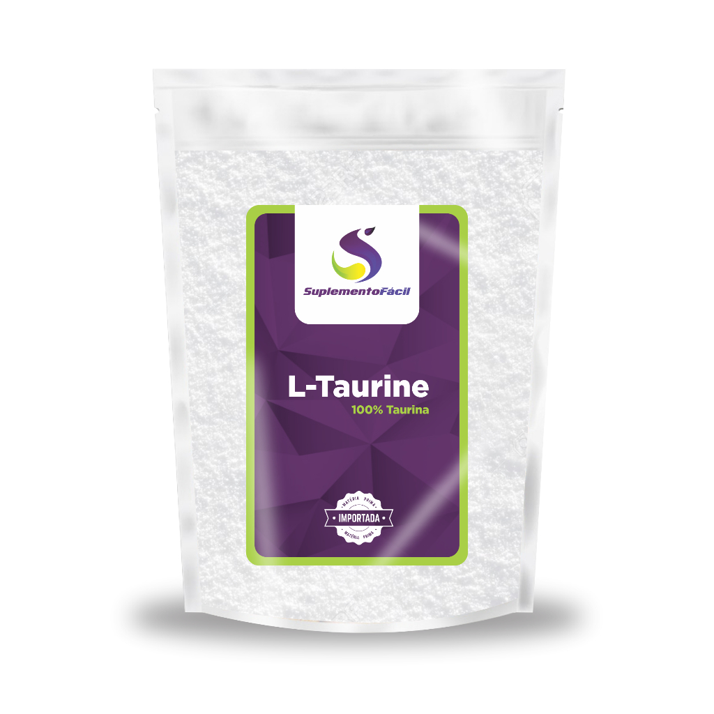 Taurina Pura L-taurina 1kg Taurina Importada - Suplemento Fácil