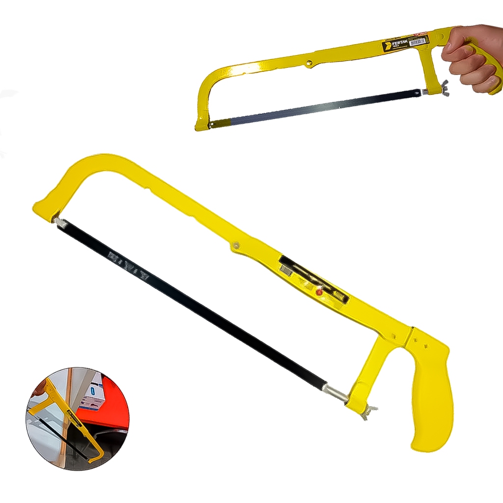 Arco De Serra Manual Ajustável 12Pol. 30cm Aço Carbono Para Serrar Madeira Ferro Plástico - FERTAK em Oferta na Shopee