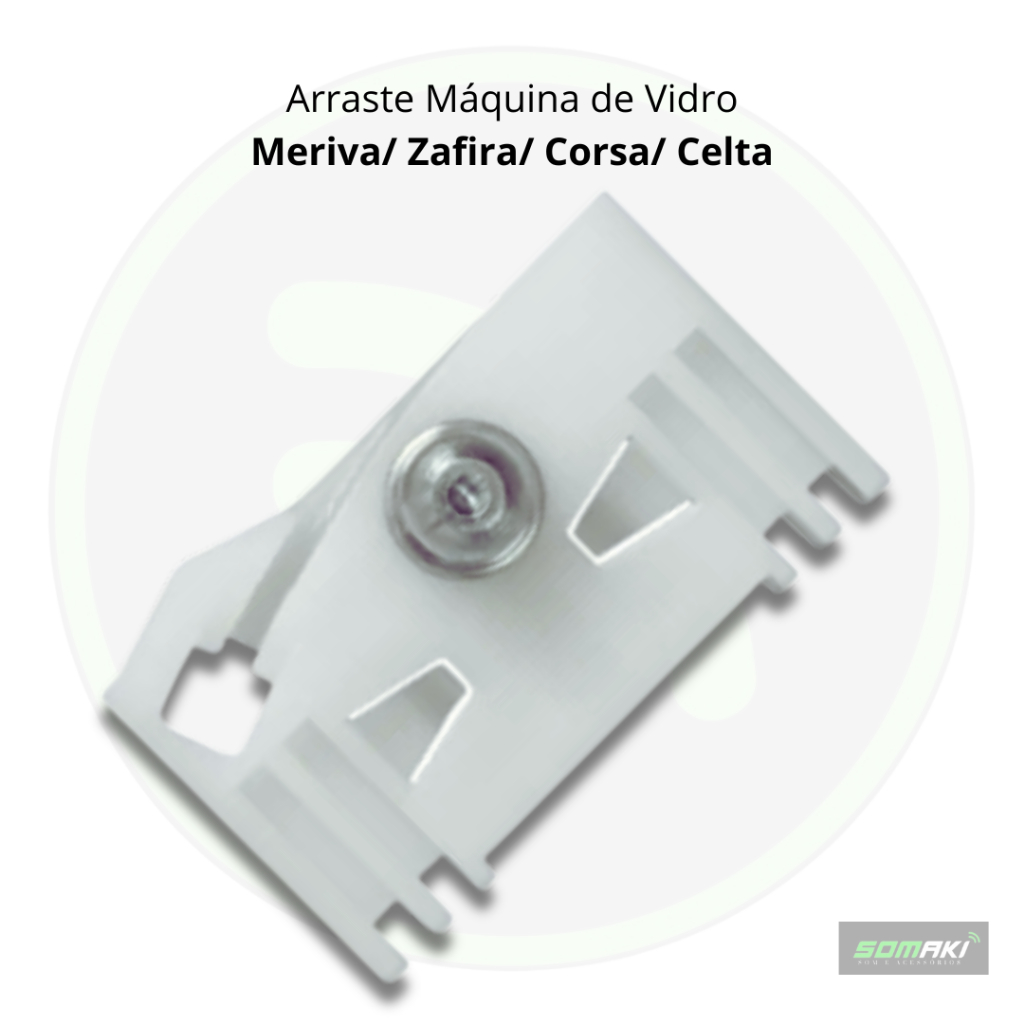 Arraste Maquina de Vidro Chevrolet Corsa Celta Zafira Meriva Porta Traseira Lado Esquerdo
