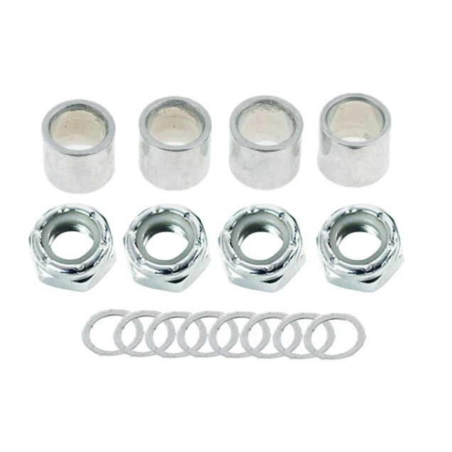 Kit De Espaçador Em Aço Para Skate Com Porcas rodas E Arruelas em Oferta na Shopee